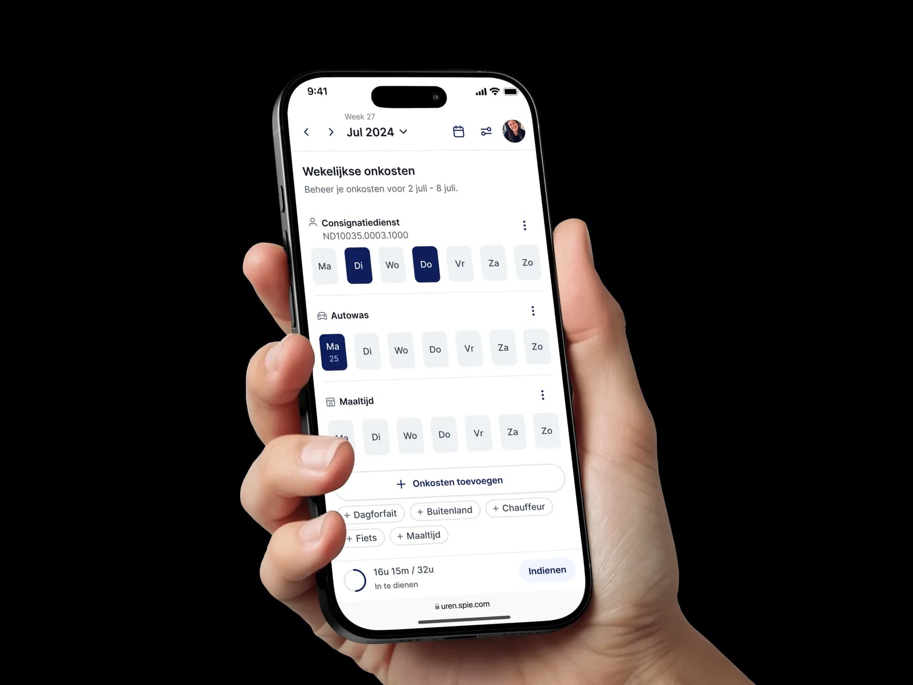 Expenses, multi-select