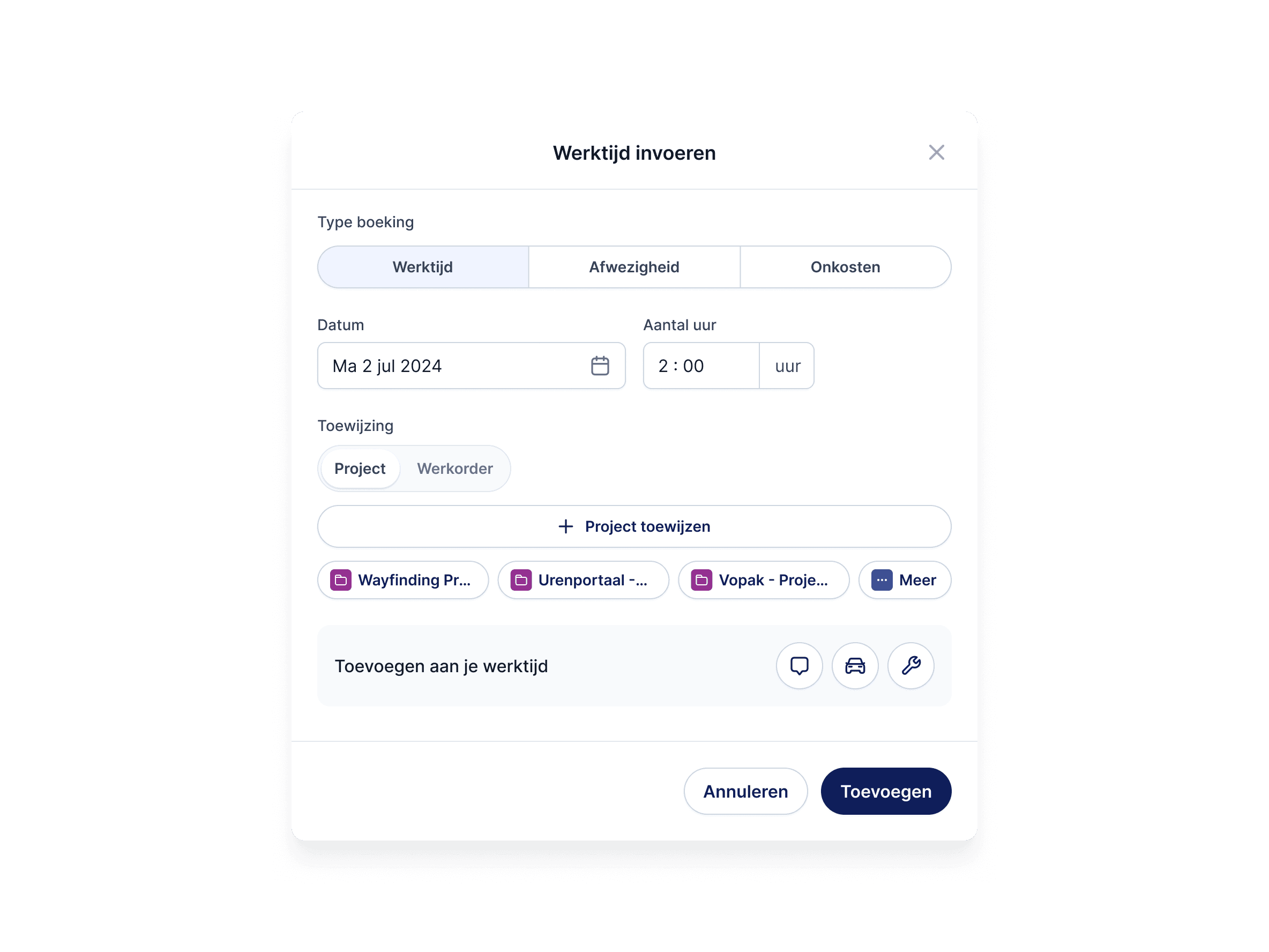 Your go-to project, one tap