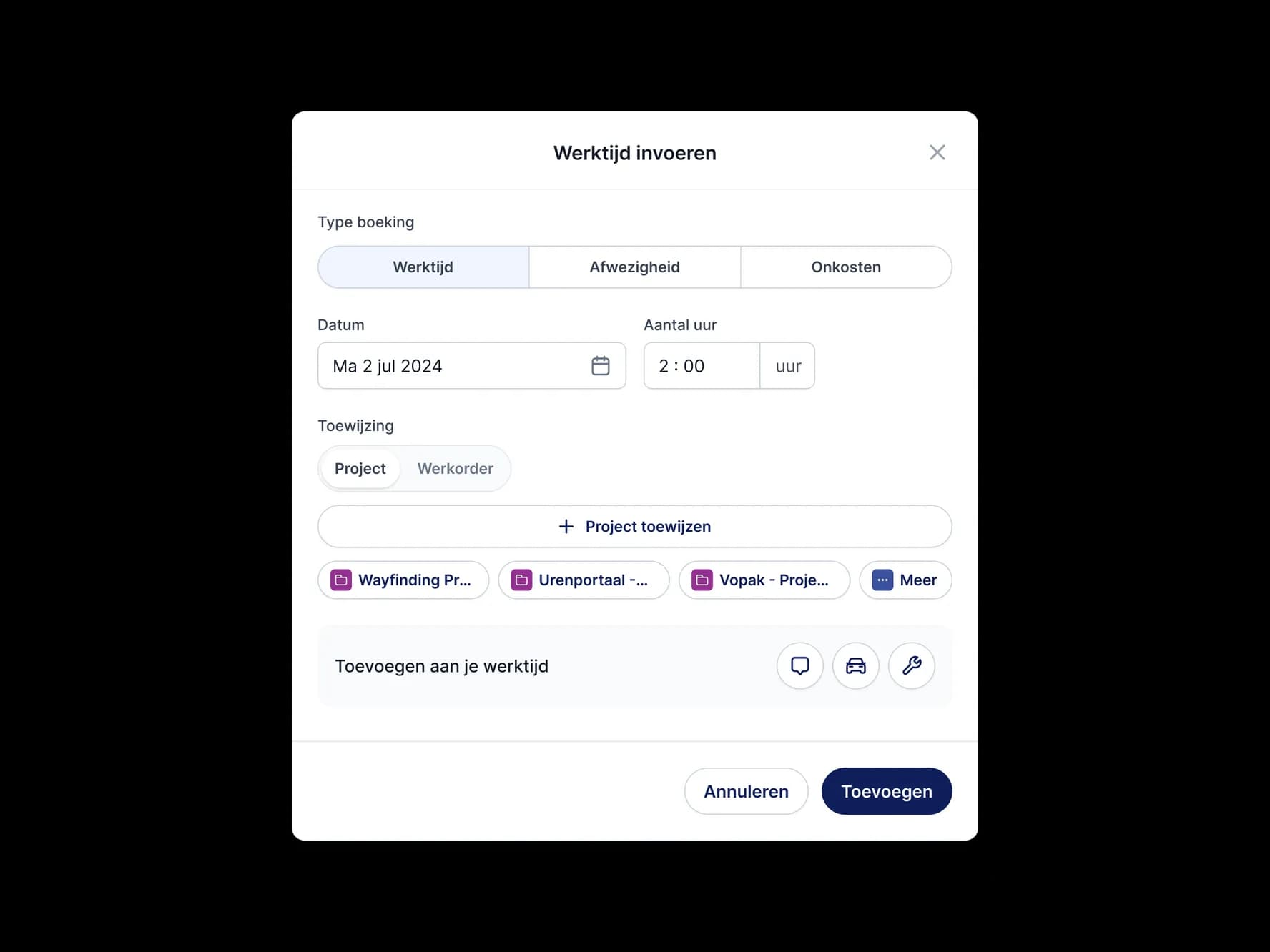 Your go-to project, one tap